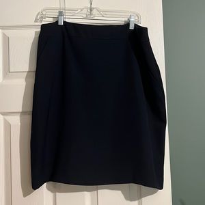 Navy Blue Pencil Skirt